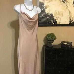 See You Monday Cream long dress Sz L